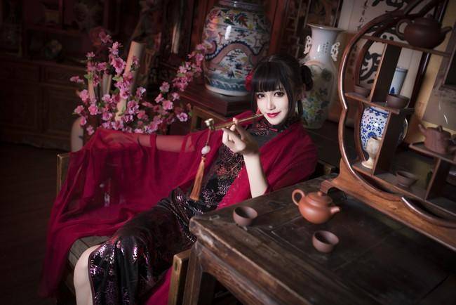 黑塔利亚 王秋雁cosplay Cn：酒心绵糖(图7)