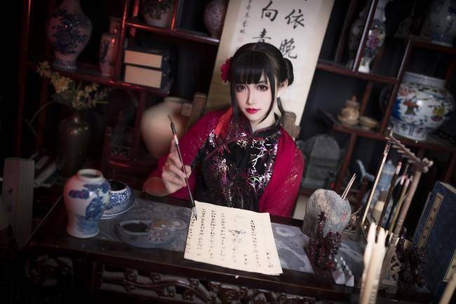 黑塔利亚 王秋雁cosplay Cn：酒心绵糖(图5)