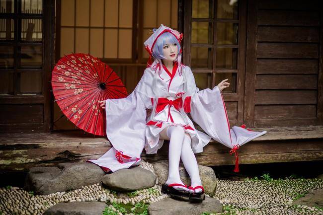 VOCALOID 洛天依cosplay Cn：白无垢(图2)