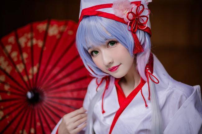VOCALOID 洛天依cosplay Cn：白无垢(图5)