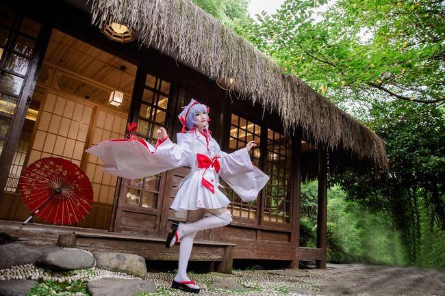 VOCALOID 洛天依cosplay Cn：白无垢(图10)