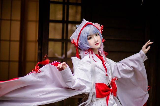 VOCALOID 洛天依cosplay Cn：白无垢(图12)