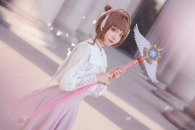 木之本樱 大道寺知世cosplay(图8)