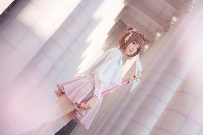 木之本樱 大道寺知世cosplay(图10)