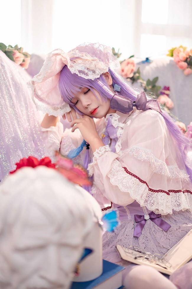 帕秋莉姆cosplay Cn：粉红草莓屁(图3)