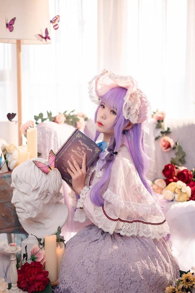 帕秋莉姆cosplay Cn：粉红草莓屁(图6)