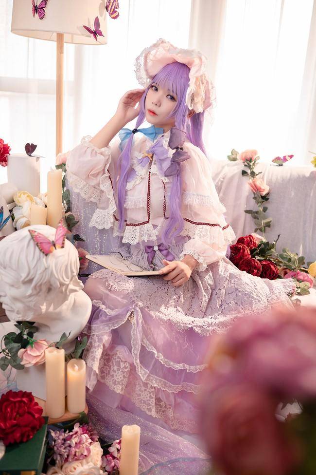 帕秋莉姆cosplay Cn：粉红草莓屁(图4)