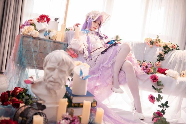 帕秋莉姆cosplay Cn：粉红草莓屁(图11)