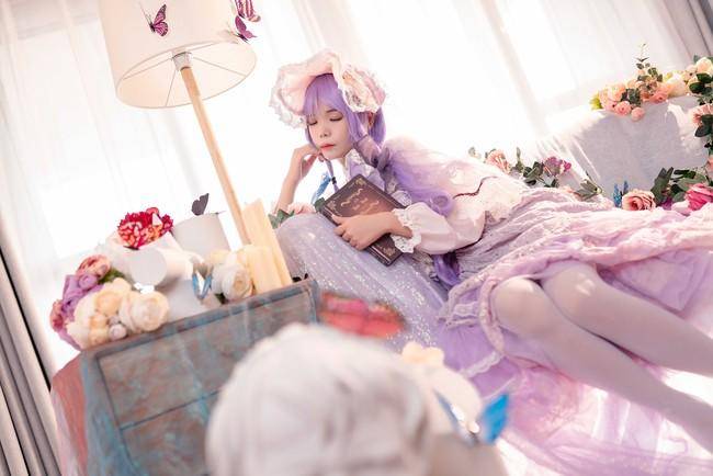 帕秋莉姆cosplay Cn：粉红草莓屁(图12)