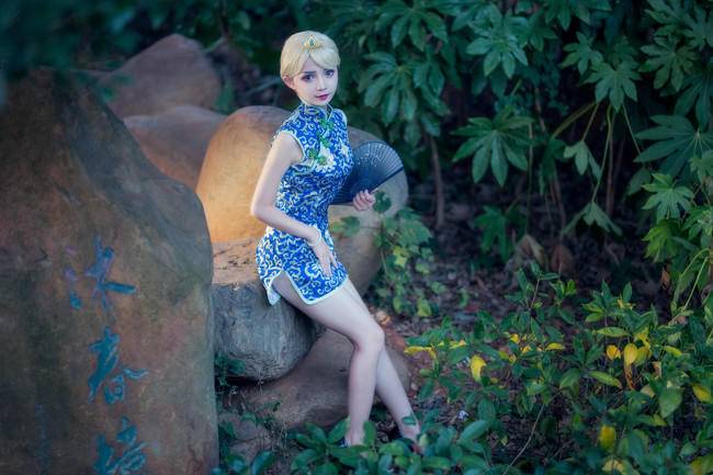 冰雪奇缘 艾莎cosplay Cn：鱼丸子呀(图7)