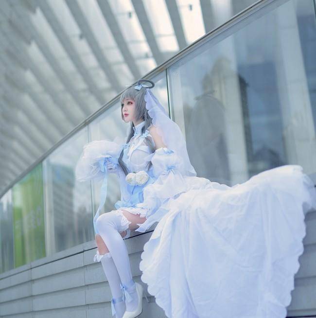 洛天依cos绝对领域 Cn：A_月姬(图5)