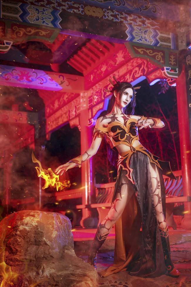 天行九歌 焰灵姬cosplay Cn：阮邑_Fairy(图1)