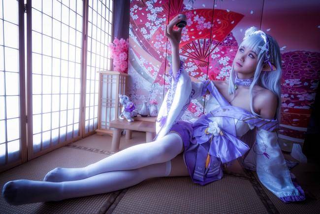 艾米莉亚 妖精祭典cos Cn：萝拉(图5)