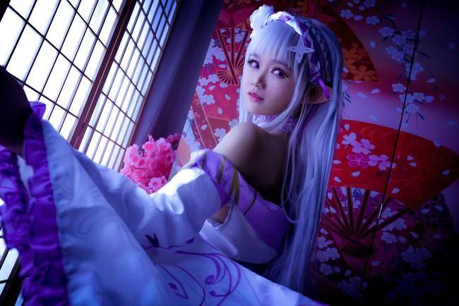 艾米莉亚 妖精祭典cos Cn：萝拉(图6)