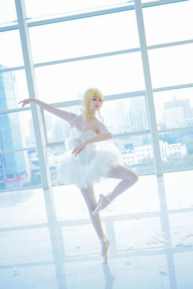 绚濑绘里 芭蕾cosplay Cn：鹿璐LU(图2)