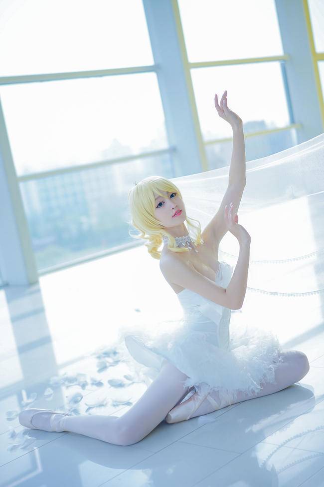 绚濑绘里 芭蕾cosplay Cn：鹿璐LU(图1)