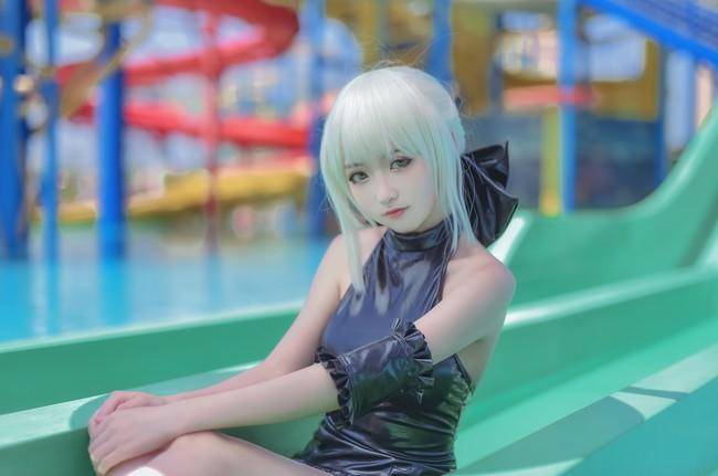 阿尔托莉雅alter泳装cos Cn：泡泡(图7)