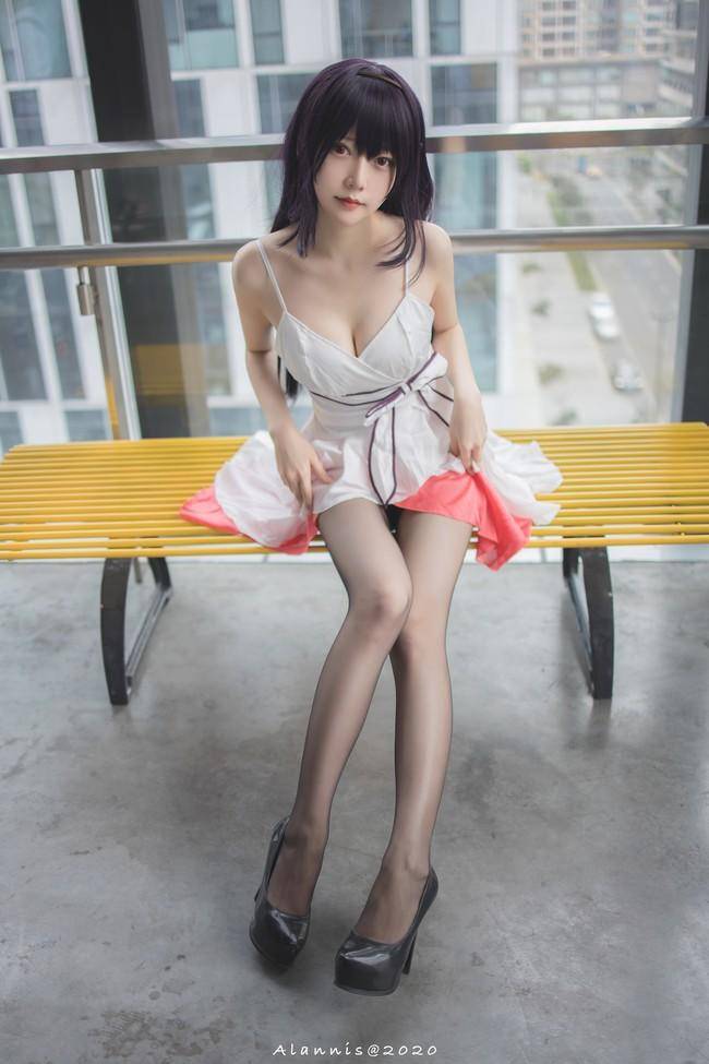 霞之丘诗羽cos Cn：香草喵露露 摄影：alan岚少(图9)