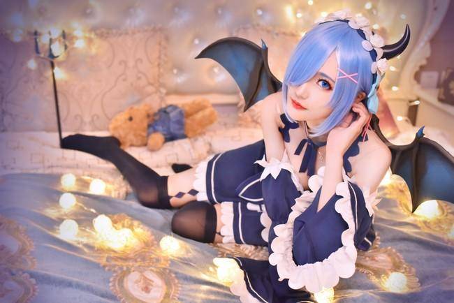 蕾姆cosplay Cn：绀影(图3)
