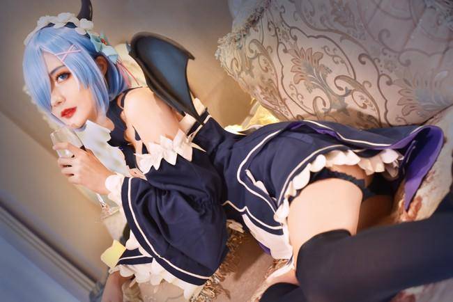 蕾姆cosplay Cn：绀影(图4)