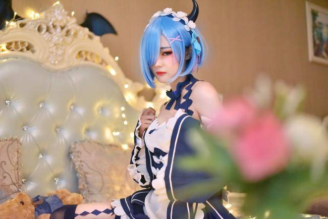 蕾姆cosplay Cn：绀影(图6)