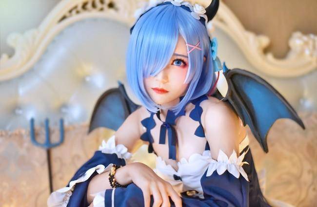 蕾姆cosplay Cn：绀影(图8)