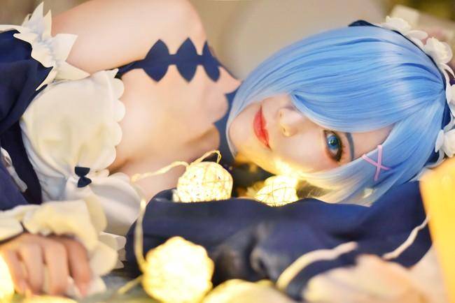 蕾姆cosplay Cn：绀影(图7)