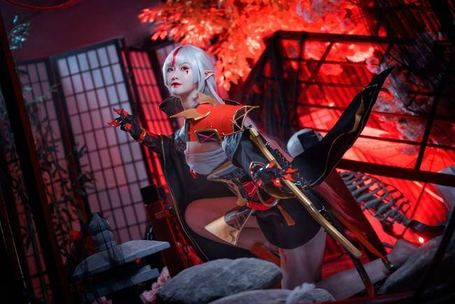阴阳师 吸血姬cosplay Cn：露兒(图5)
