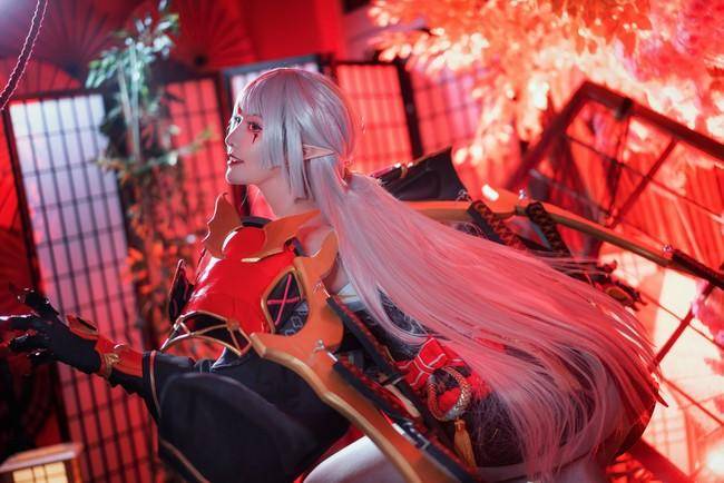 阴阳师 吸血姬cosplay Cn：露兒(图6)
