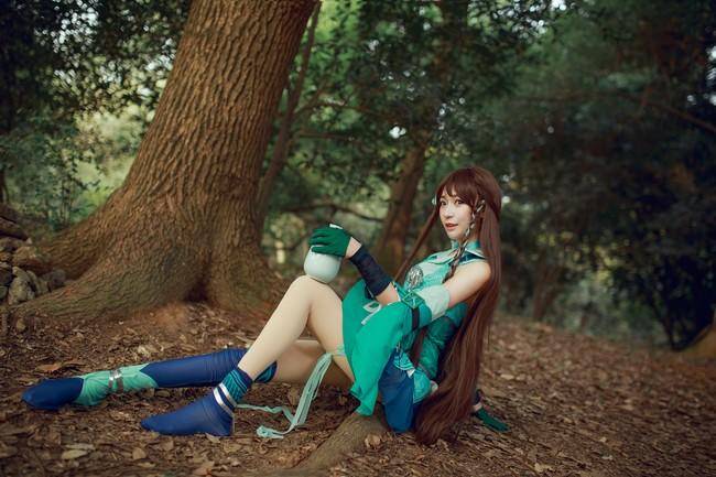 越女剑cosplay Cn：水为卿澈(图9)