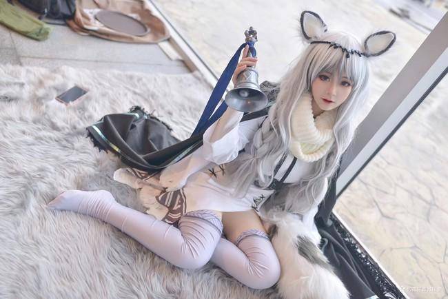 明日方舟 初雪cosplay Cn：忆筱轩(图5)
