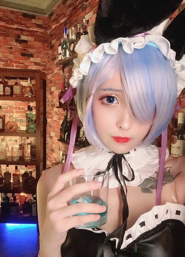 蕾姆cos Cn：奶狮不咬人(图2)