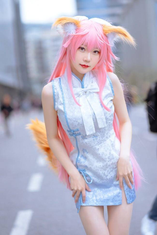 玉藻前cosplay Cn：香草喵露露(图3)