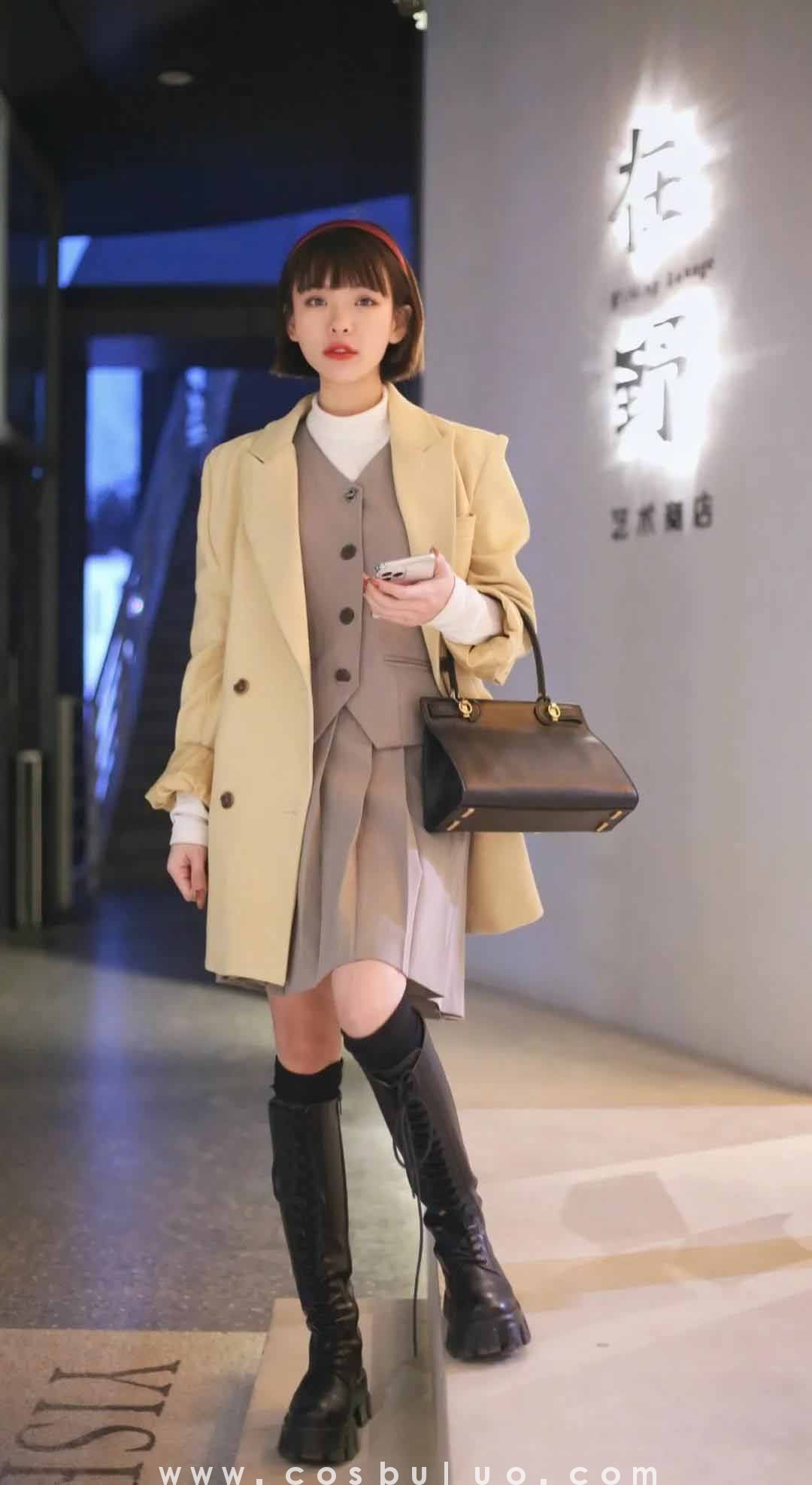 街拍|牛年第一推 从西装到短裙 美就完事了(图4)