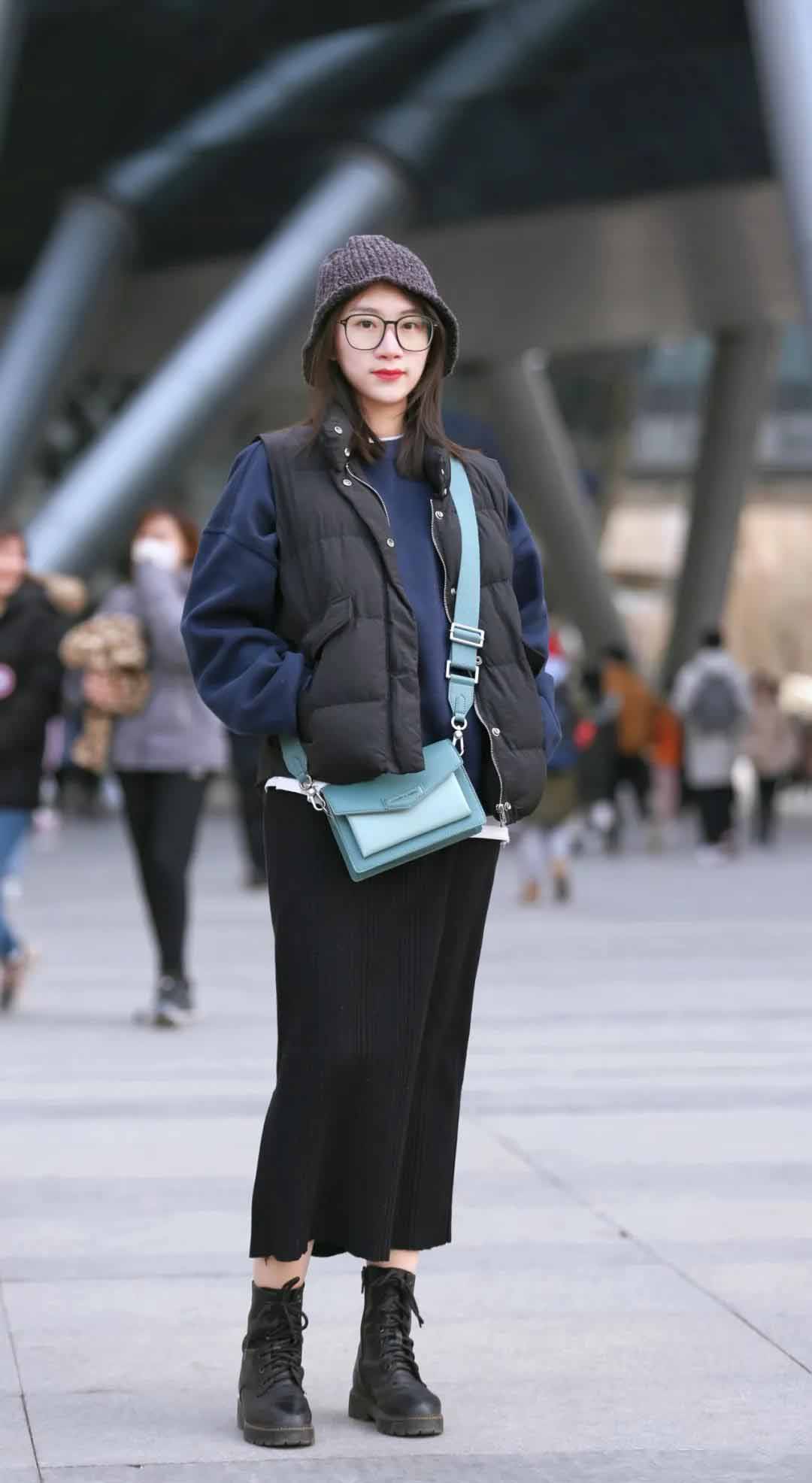 街拍|零下20度 小姐姐都变得“冷好看”(图6)