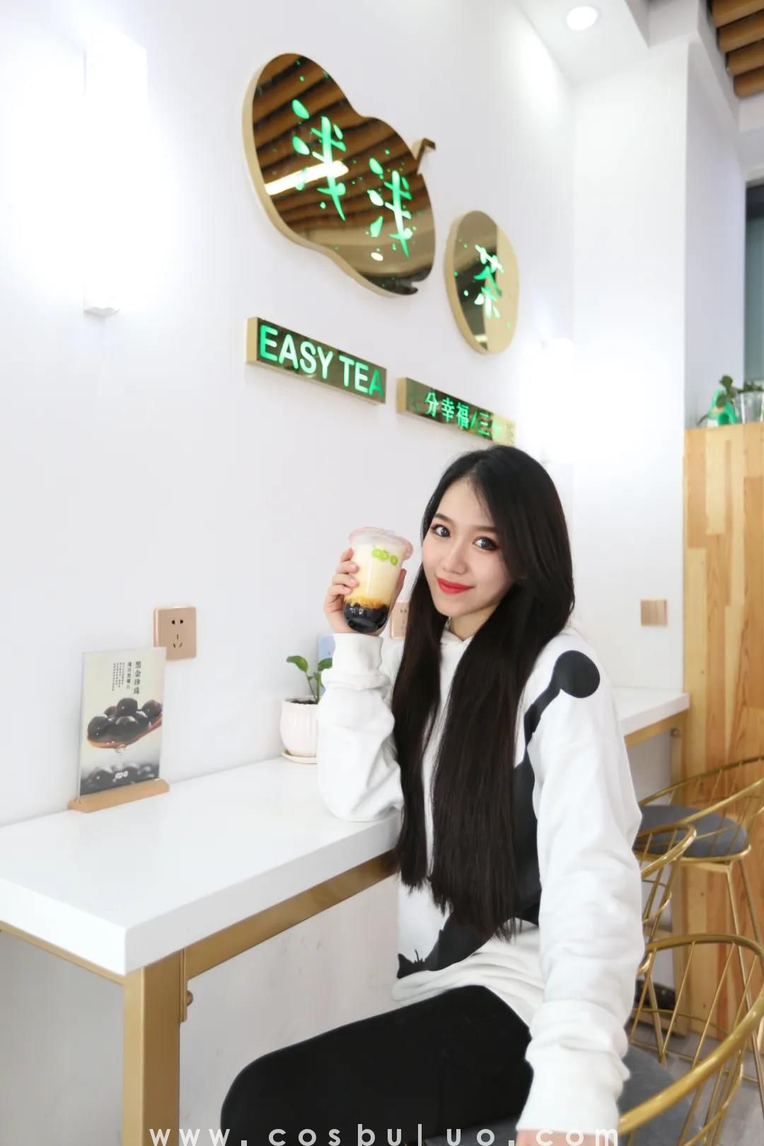 街拍丨温热的奶茶才是冬日的出街标配 温暖抚慰我们的心和胃(福利)(图6)