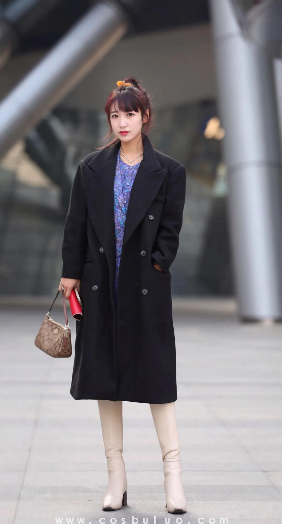 街拍|羽绒服和毛绒外套随意切换 这样的一周有点意思(图9)