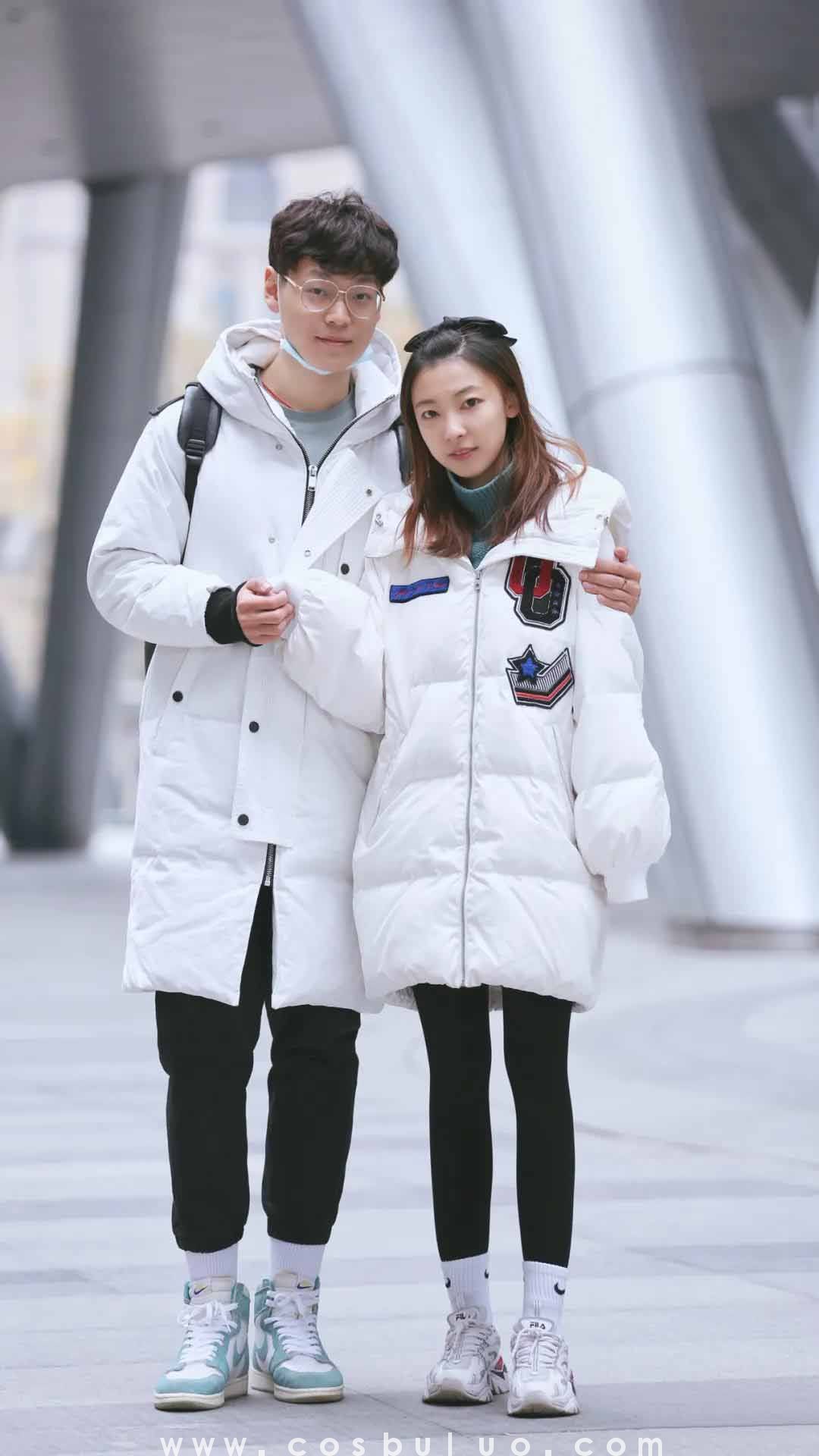 街拍|冷到想裹被子出门 试试这样穿吧(图7)