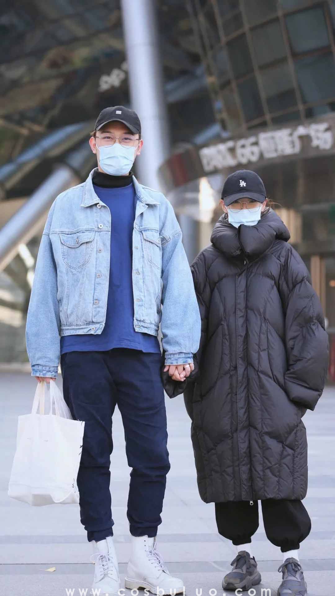 街拍|要么长过膝 要么短上腰 冬日穿搭来一波(图8)