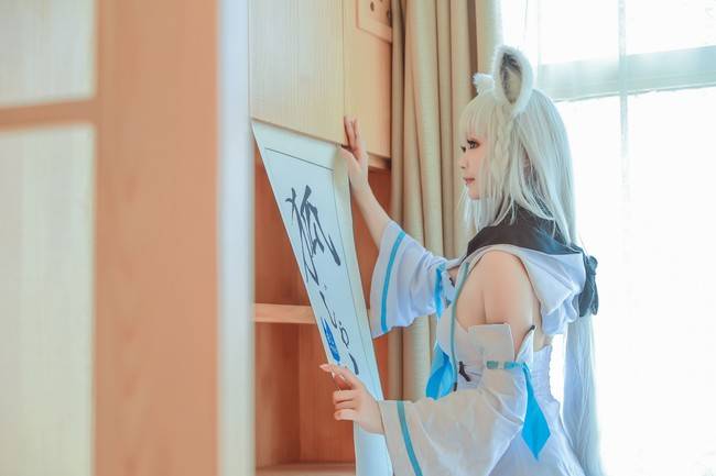虚拟Vtuber 白上吹雪cosplay Cn：綾綾(图4)
