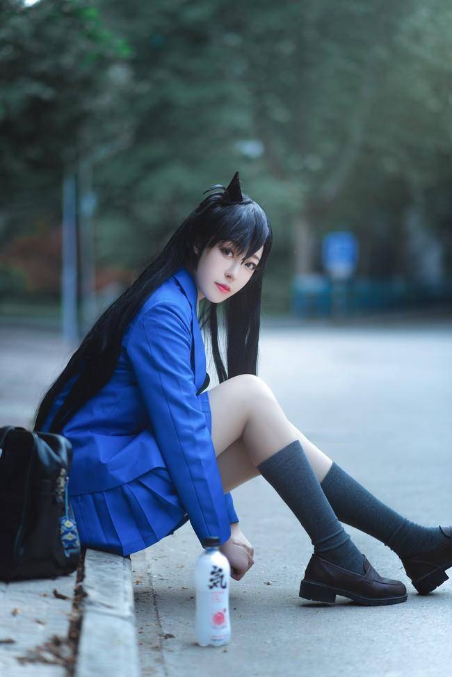 毛利兰cosplay 腿玩年(图2)