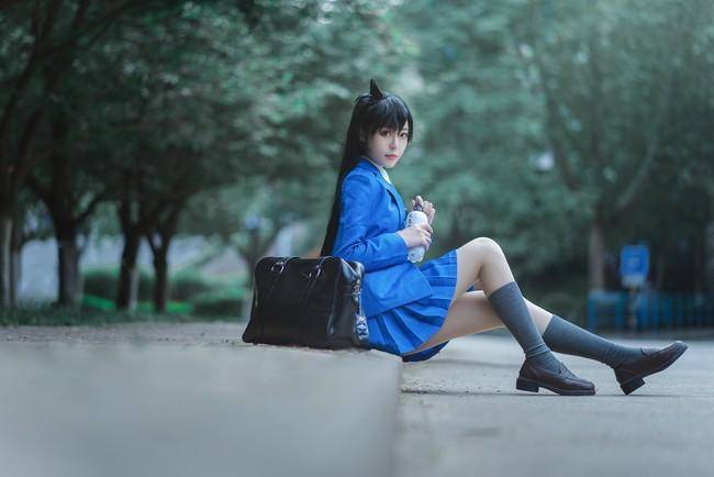 毛利兰cosplay 腿玩年(图9)