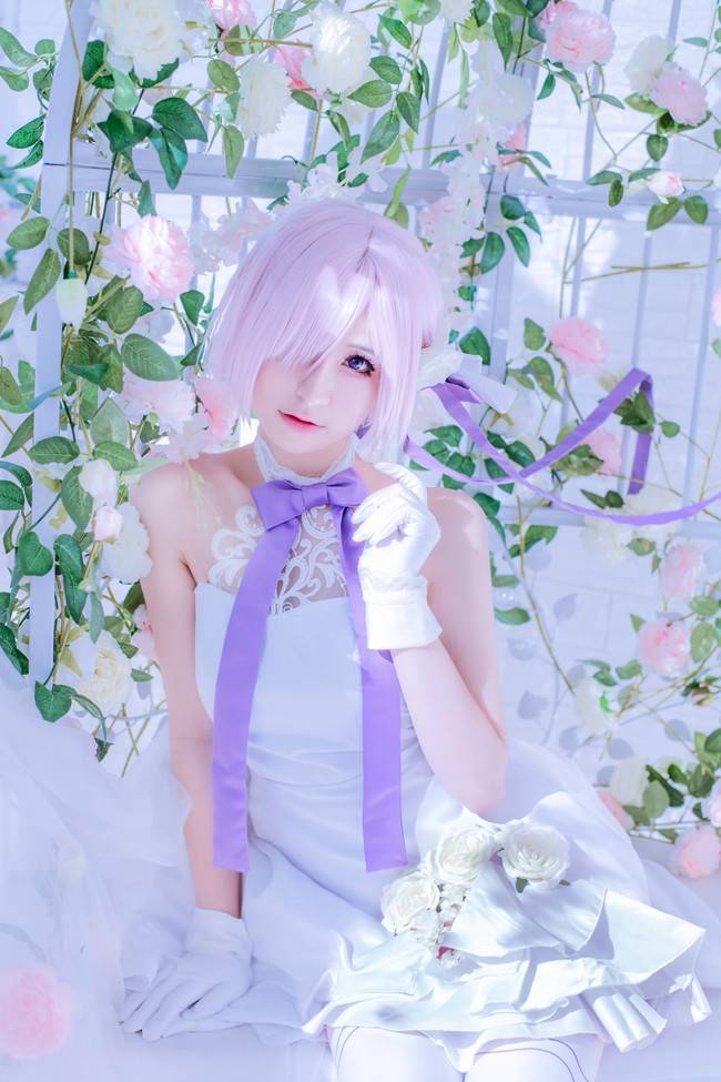 玛修cosplay cn:淼唯Jaune 摄影：馒头(图1)