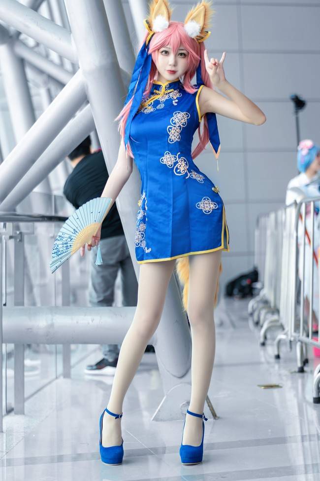 玉藻前 旗袍cosplay 摄影：肥恒(图1)