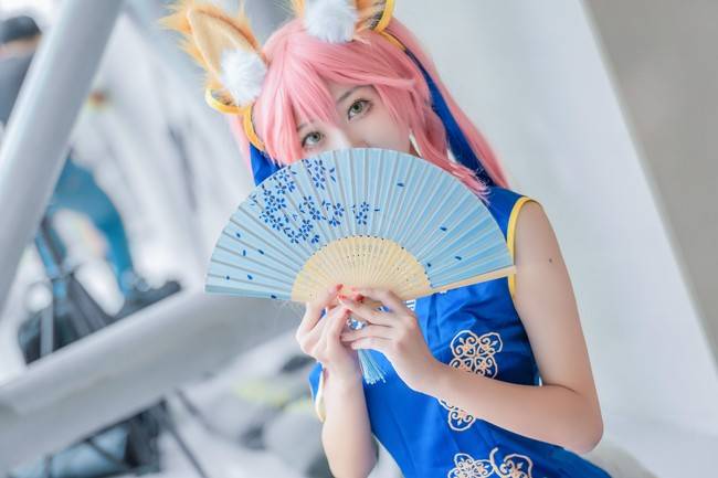 玉藻前 旗袍cosplay 摄影：肥恒(图3)