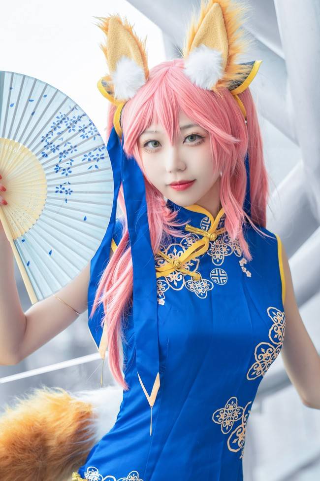 玉藻前 旗袍cosplay 摄影：肥恒(图2)
