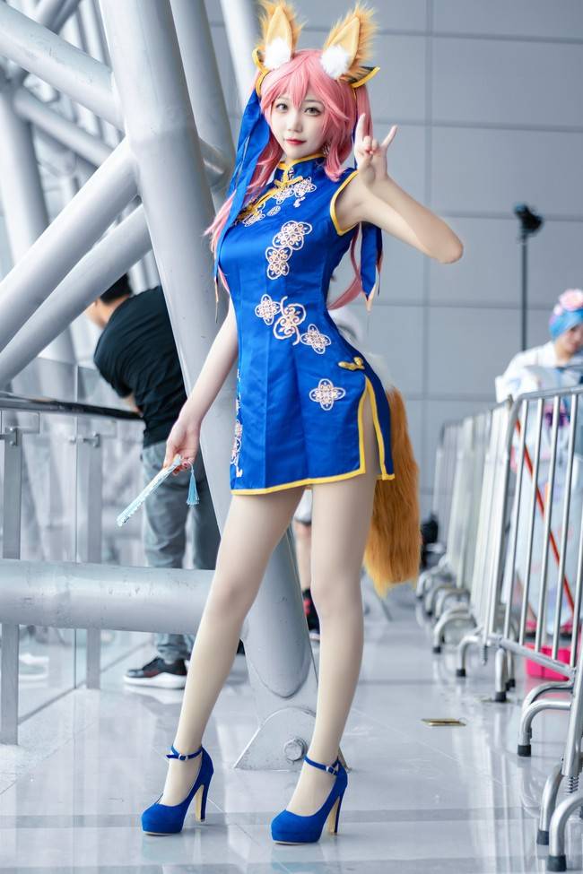 玉藻前 旗袍cosplay 摄影：肥恒(图5)