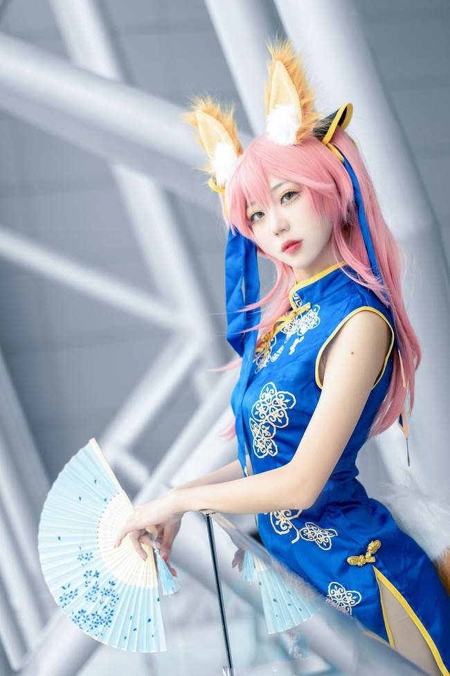 玉藻前 旗袍cosplay 摄影：肥恒(图4)