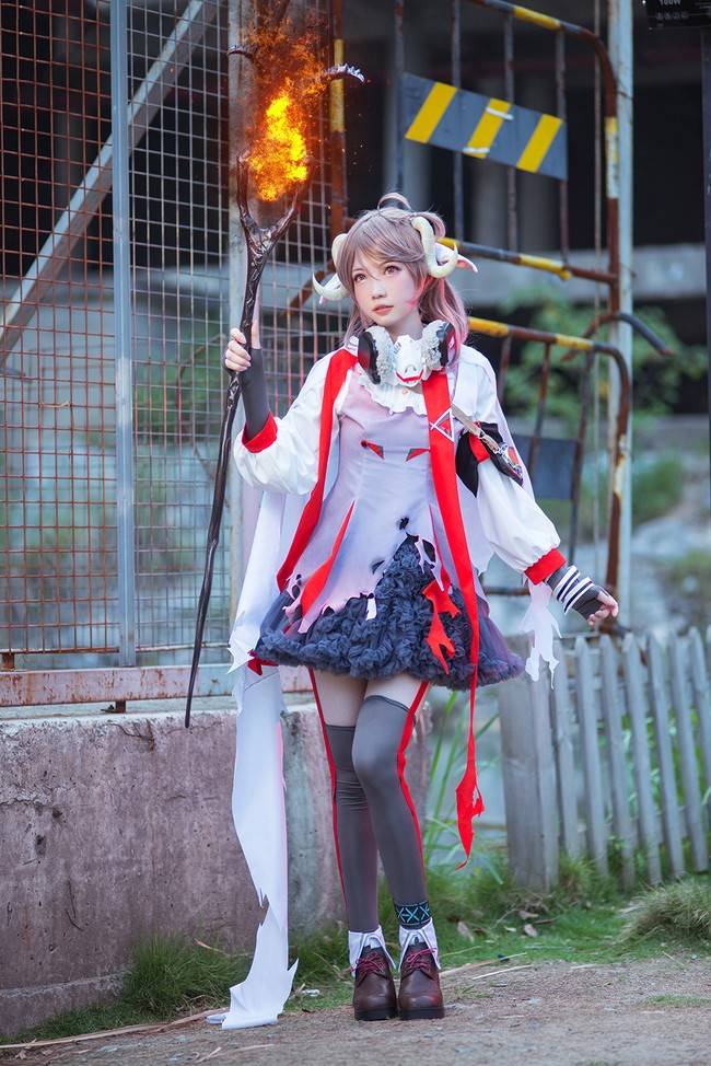 明日方舟 艾雅法拉cosplay Cn：妖少(图8)