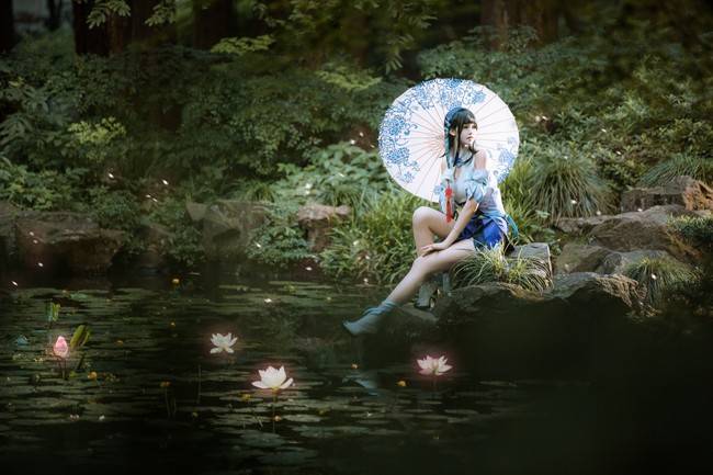 西施cosplay Cn：戚顾儿 摄影：菠蘿Boge(图3)